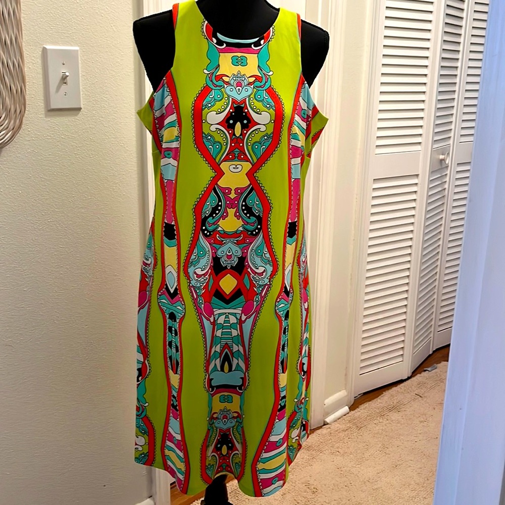 Ivy Lane sleeveless colorful dress